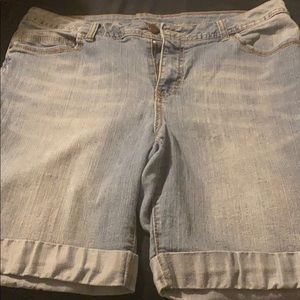 Size 16 denim shorts